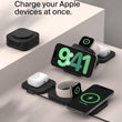 Belkin 15W Qi2 3-IN-1 MagSafe Compatible Foldable Wireless Charger - Black
