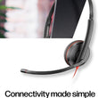 Poly 8X222AA Blackwire 3325 Microsoft Teams Over Head USB-C/A Black