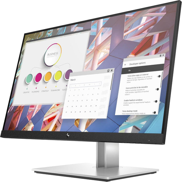 HP Business Monitor 24 Inch E24 G4 E-Series LED  Full HD 1080p Black / Silver