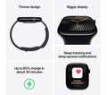 Apple Watch Series 10 GPS 42mm Aluminium Case Jet Black Sport Band S/M - Student Computers