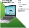 Lenovo IdeaPad 1i 11.6" Laptop Intel Celeron 4GB RAM 64GB eMMC Grey - Student Computers
