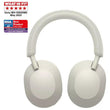 Sony WH-1000XM5 Bluetooth Noise Cancelling Wireless Over Ear Headphones - Silver