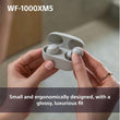 Sony WF-1000XM5 Wireless Bluetooth In-Ear Noise Cancelling Earbuds Silver