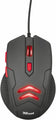 Trust Ziva Gaming Mouse with 6 Responsive Buttons 1000-3000 DPI and Mousepad Black - Student Computers