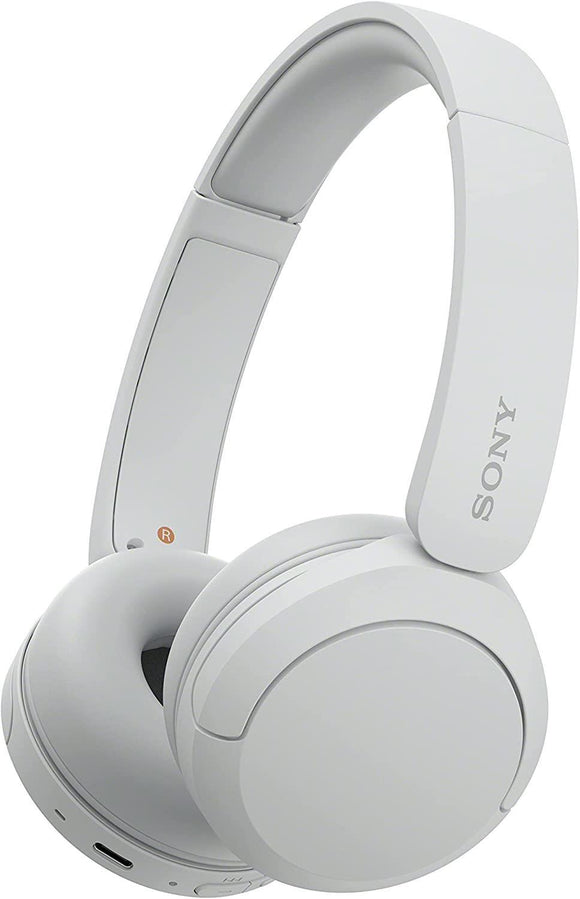 Sony WH-CH520 Bluetooth Wireless On-Ear Headphones with Mic/Remote White