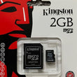 Kingston 2GB  micro SD  Card Retail  Card New Sealed