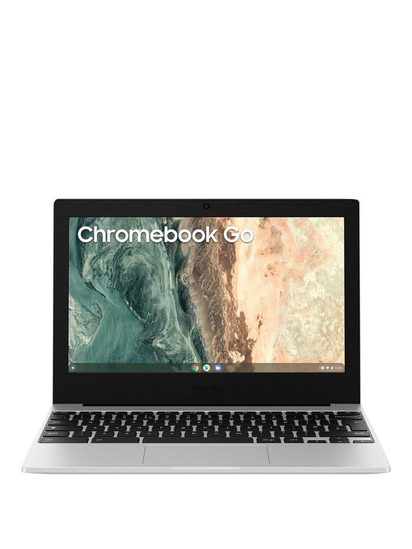 Samsung Chromebook Go 11.6in Laptop QHD Intel Celeron 4GB RAM 64GB - Silver - Student Computers