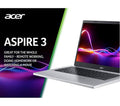 ACER Aspire 3 14" Laptop Intel Core i3 4GB RAM 128GB SSD, Silver - Student Computers