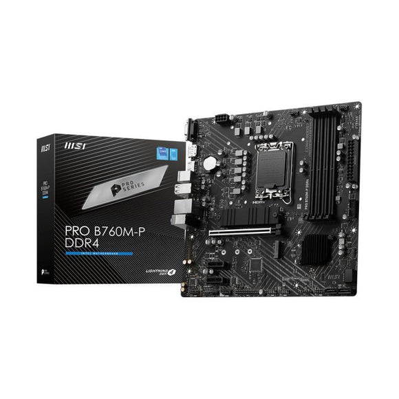 MSI PRO B760M-P Motherboard Socket 1700/B760/DDR5/S-ATA 6Gb/s/Micro ATX - Student Computers