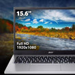 Acer Laptop Aspire Go 15.6in N100 4GB 128GB Laptop Bundle Silver Win 11