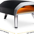 Ooni Koda 12 Pizza Oven Gas Powered Outdoor Portable Stone Baked Fire Black - Student Computers