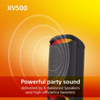 Sony SRS XV500 Bluetooth Portable Party Speaker - Black