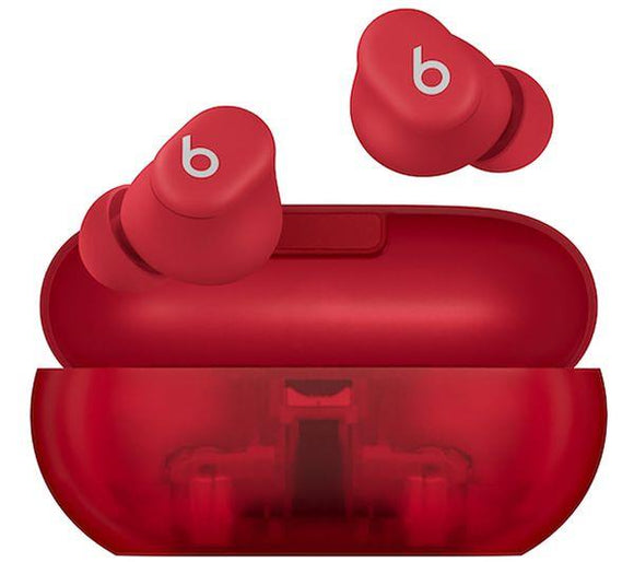 BEATS Solo Buds Wireless Bluetooth Earbuds - Transparent Red