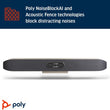 POLY Studio X50 All-In-One Video Bar with TC8 Controller Kit