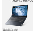 Laptop LENOVO IdeaPad 1 14" Intel Celeron 4GB RAM 128 GB SSD, Blue - Student Computers