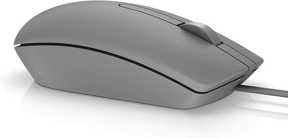 Dell MS116 - Mouse - Optical - 2 Buttons - Wired - USB - Grey - Student Computers