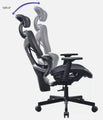 ADX Ergonomic X 24 Gaming Chair Black Grey PC Console Adjustable Arms