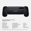 BACKBONE One Gen 2 Gamepad Black Android and iPhone 15/16 Series (USB-C)