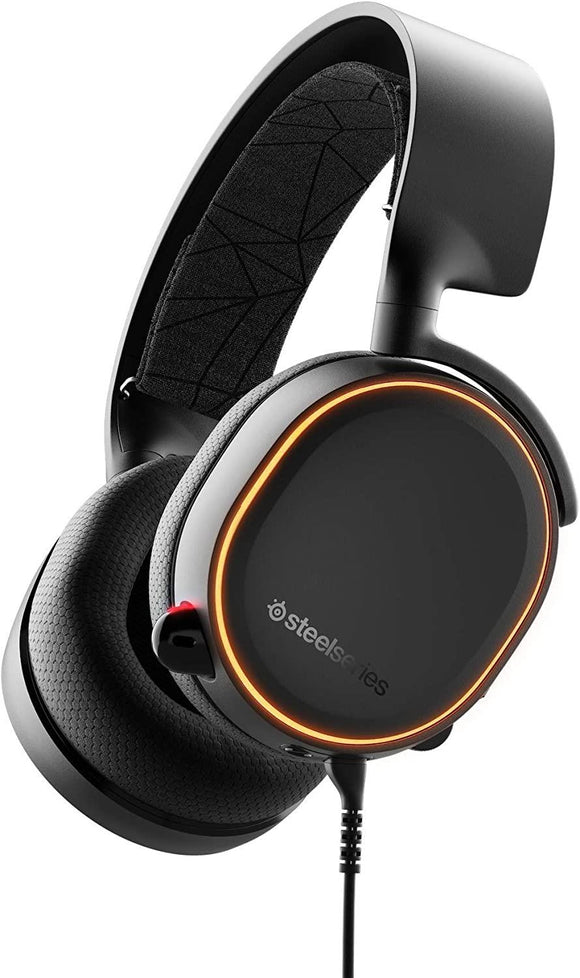 SteelSeries Arctis 5 Gaming Headset RGB Illumination DTS Wired, Black