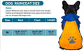 Pet Waterproof Dog Raincoat with Hi Vis Panel adjustable Velcro well made Size Medium - Student Computers