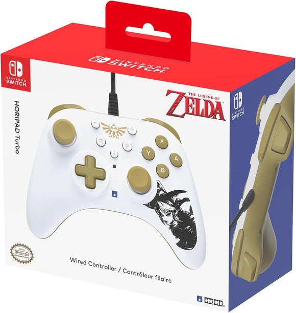 Nintendo Switch Controller Zelda Horipad Turbo - New Nintendo Licensed by Hori