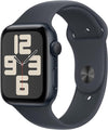 Apple Watch SE (2nd Gen) GPS 40mm Smartwatch with Midnight Aluminium Case with Midnight Sport Band - S/M - Student Computers