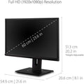 ViewSonic 24" VG2440 Business Monitor - Full HD (1080p) - 5ms - Built-in Speakers