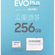 Samsung EVO Plus 160MBs MicroSD Memory Card - 256GB