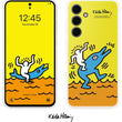 Samsung Keith Haring Flipsuit Case for S24 FE Yellow Interactive