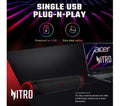 ACER Nitro 2.0 Bluetooth PC Soundbar - Black