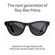 RAY-BAN META Skyler (Gen 2) Glasses Shiny Black Polarised Gradient Lenses