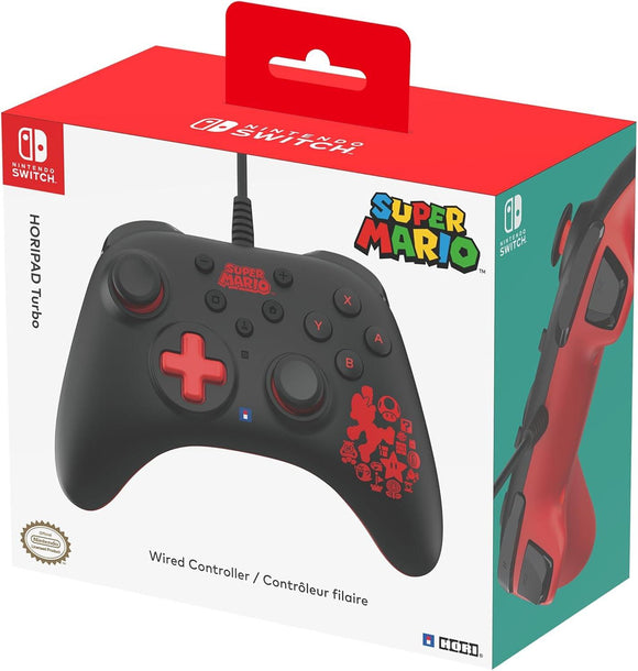 Nintendo Switch Controller Mario Turbo - New Nintendo Licensed by Hori