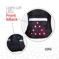 LED Safety Backpack for Bike–14h Battery Life, 3 Light Modes-High Visible(Hi Viz - Student Computers