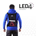 LED Safety Backpack for Bike–14h Battery Life, 3 Light Modes-High Visible(Hi Viz - Student Computers